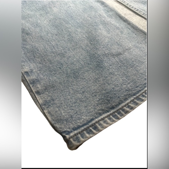 Size 8 Womens High-Rise Denim Midi Skirt Medium Wash Distressed Universal Thread - Picture 10 of 12